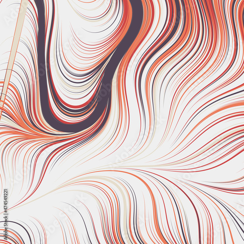 Abstract Perlin Noise Geometric Pattern generative computational art illustration
