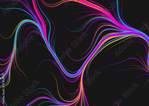Abstract Perlin Noise Geometric Pattern generative computational art illustration