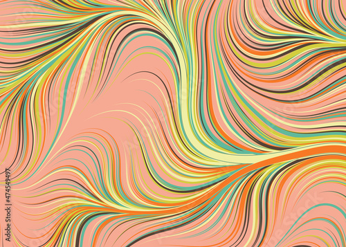 Abstract Perlin Noise Geometric Pattern generative computational art illustration