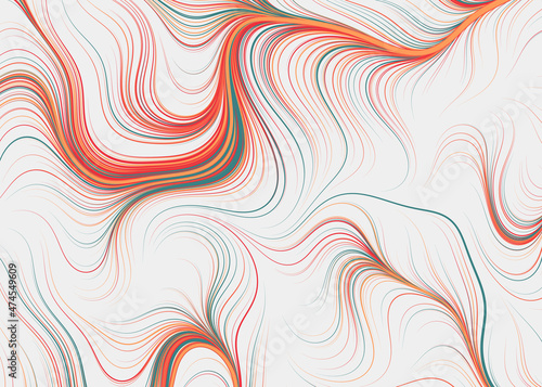 Abstract Perlin Noise Geometric Pattern generative computational art illustration