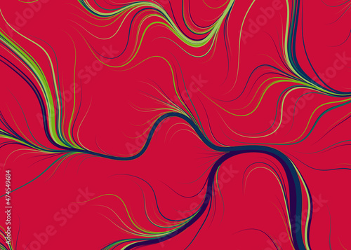 Abstract Perlin Noise Geometric Pattern generative computational art illustration