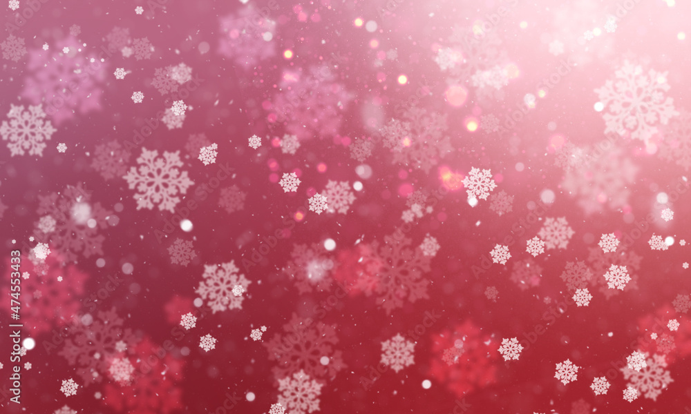 Holiday abstract background with snowflakes and bokeh and snow on a dark background. Christmas Holiday abstract background with snowflakes and bokeh and snow on a dark background. Christmas