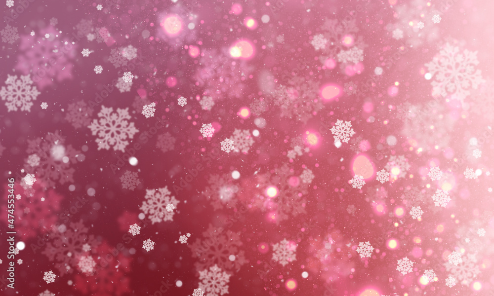 Holiday abstract background with snowflakes and bokeh and snow on a dark background. Christmas Holiday abstract background with snowflakes and bokeh and snow on a dark background. Christmas