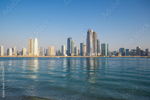View of skyscrapers in Dubai