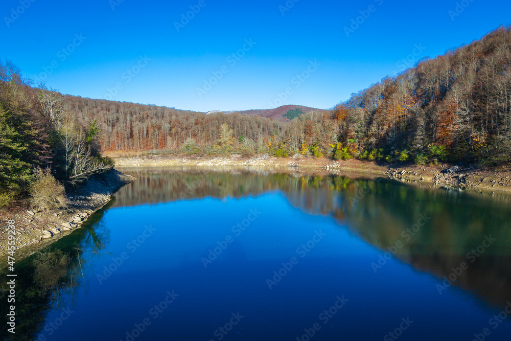 Cityscape of Selva de Irati (Navarra, Spain)