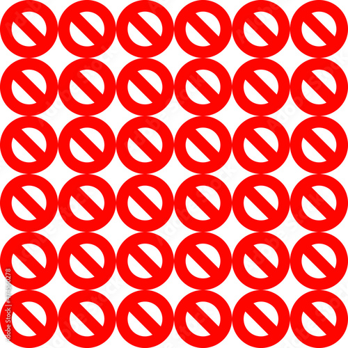 red and white circles