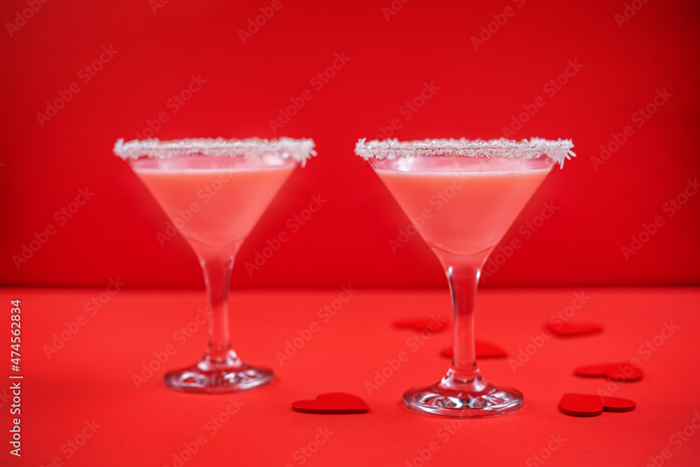 Strawberry pina colada for Valentine's day Strawberry pina colada for Valentine's day