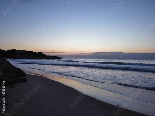 sunset on the beach