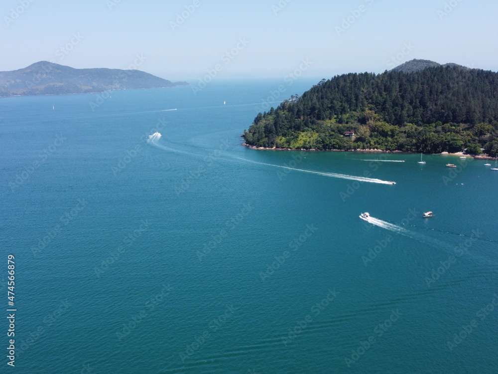 Fototapeta premium Lanchas - Oceano Atlântico