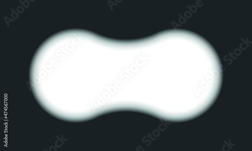 Sight binocular viewfinder with soft blurry edges. View target, overview, search. Vector