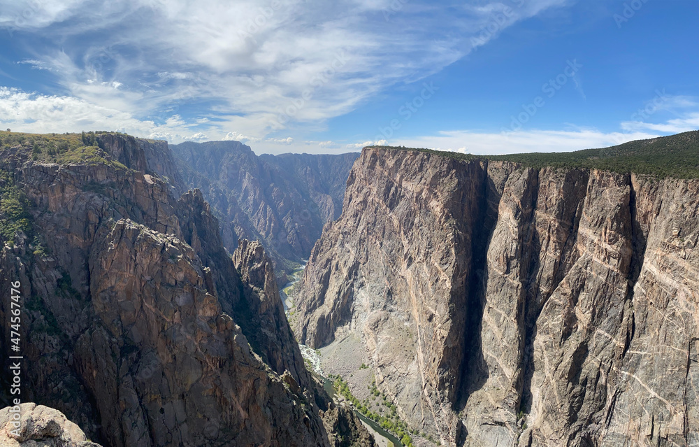 Painted Wall Views Black Canyon of the Gunnison National Park in Colorado