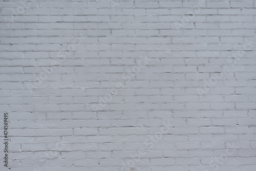 Interior decorative wall finish imitating white brick