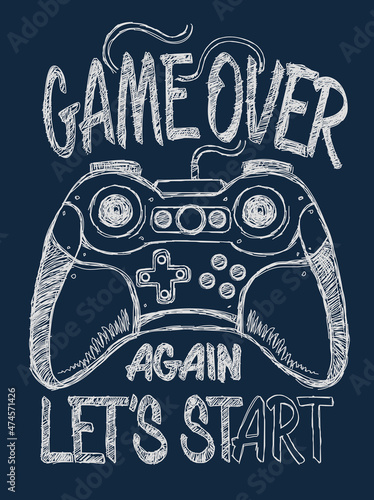 game controller and game console set vector design for t shirt