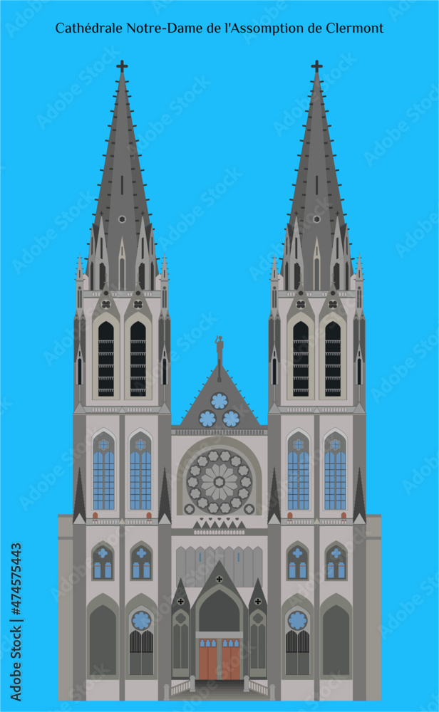 Cathédrale Notre-Dame de l'Assomption de Clermont, Clermont-Ferrand
Clermont-Ferrand Cathedral