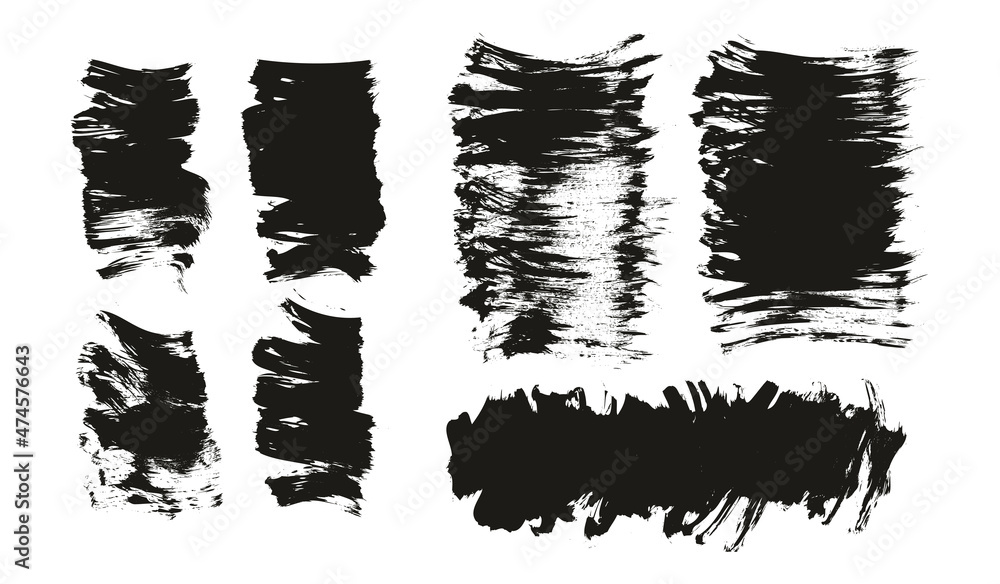 Flat Fan Brush Thick Short Background Mix High Detail Abstract Vector Background Mix Set Flat Fan Brush Thick Short Background Mix High Detail Abstract Vector Background Mix Set