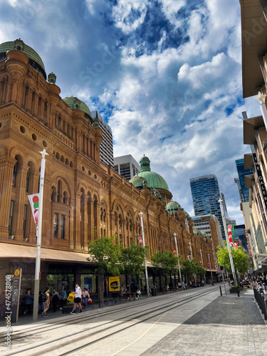 Canvas Print Skyscrapers and historical building in Sydney CBD
