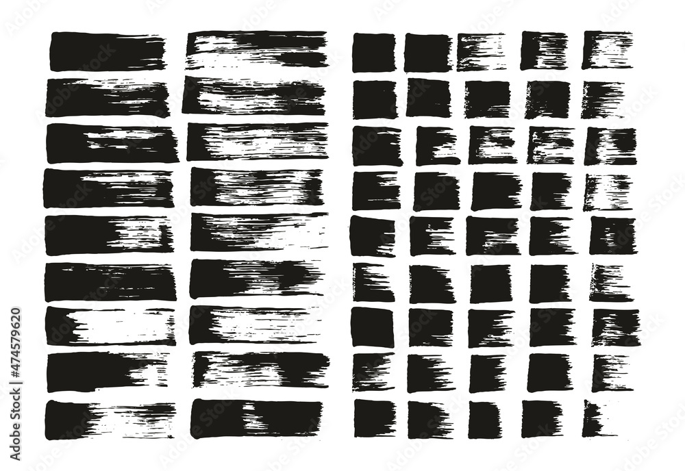Flat Sponge Thin Artist Brush Straight Lines Mix High Detail Abstract Vector Background Mix Set Flat Sponge Thin Artist Brush Straight Lines Mix High Detail Abstract Vector Background Mix Set
