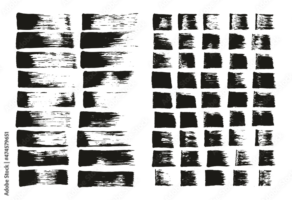 Flat Sponge Thin Artist Brush Straight Lines Mix High Detail Abstract Vector Background Mix Set Flat Sponge Thin Artist Brush Straight Lines Mix High Detail Abstract Vector Background Mix Set