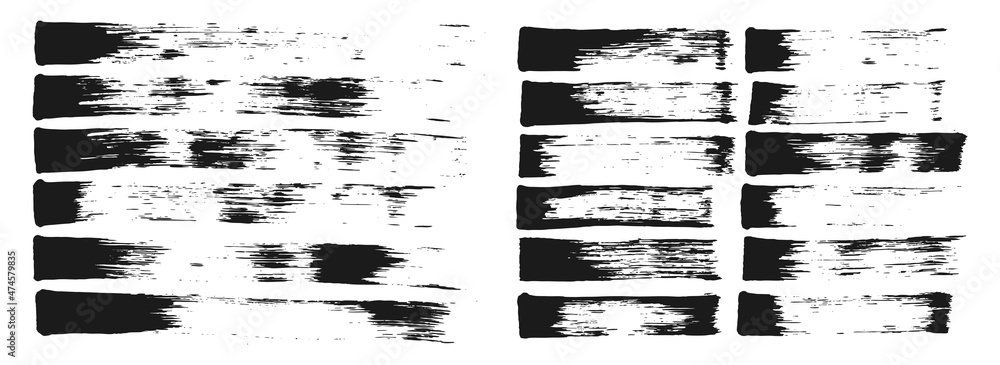 Flat Sponge Thin Artist Brush Straight Lines Mix High Detail Abstract Vector Background Mix Set Flat Sponge Thin Artist Brush Straight Lines Mix High Detail Abstract Vector Background Mix Set