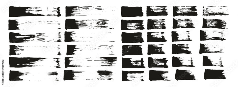 Flat Sponge Thin Artist Brush Straight Lines Mix High Detail Abstract Vector Background Mix Set Flat Sponge Thin Artist Brush Straight Lines Mix High Detail Abstract Vector Background Mix Set