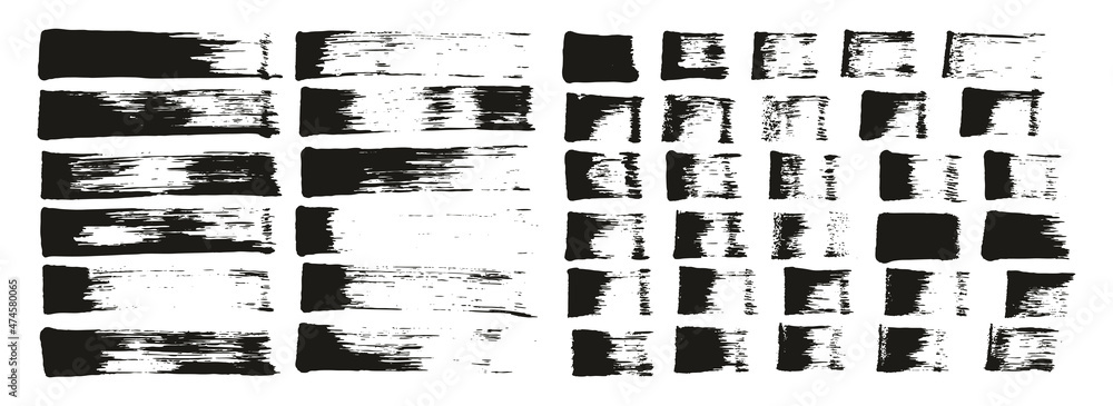 Flat Sponge Thin Artist Brush Straight Lines Mix High Detail Abstract Vector Background Mix Set Flat Sponge Thin Artist Brush Straight Lines Mix High Detail Abstract Vector Background Mix Set