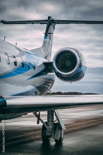 Private Jet at airport