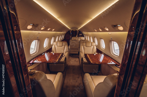 Private Jet interior