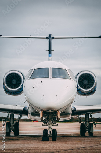 Private Jet at airport