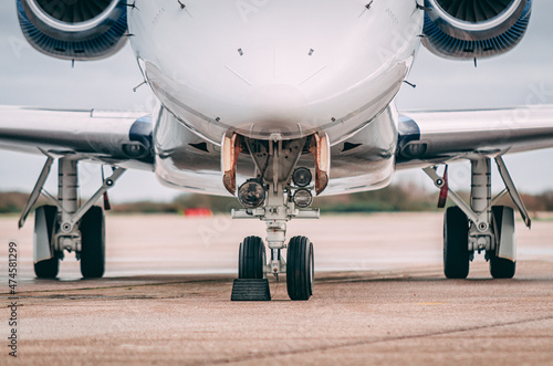 Private Jet at airport