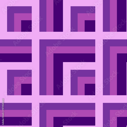 Seamless pattern - needlework - patchwork or patchwork. Design element