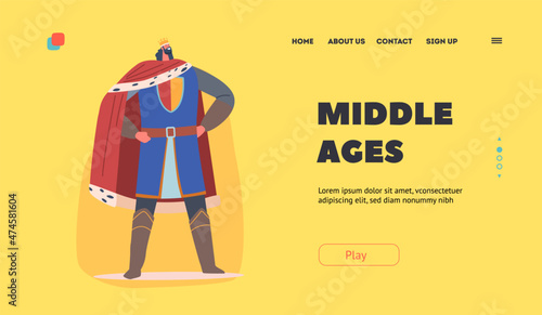 Tela Middle Ages Landing Page Template