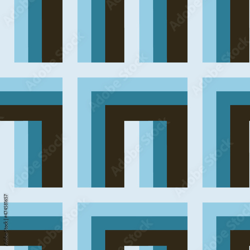Seamless pattern - needlework - patchwork or patchwork. Design element