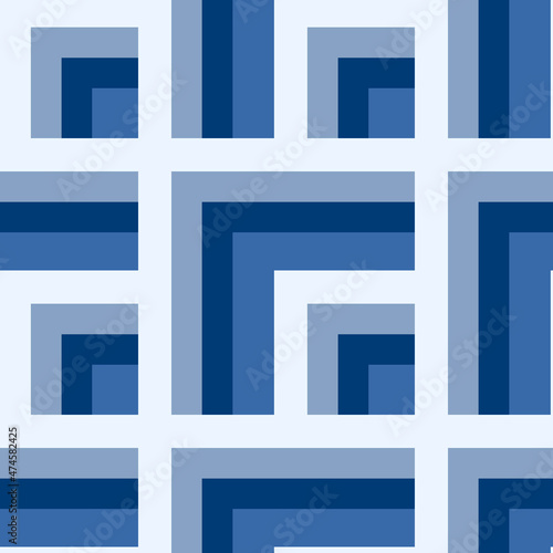Seamless pattern - needlework - patchwork or patchwork. Design element