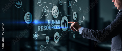 Human Resources Hiring Job Occupation Concept. Business Technology Internet