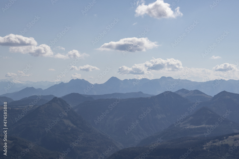 Fototapeta premium Schafberg from above,Austria, 1782m