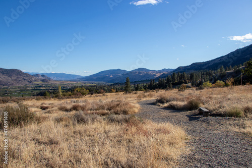 a trail in the Okanagan Valley  British Columbia