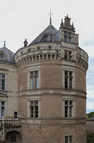 Pays de la Loire - Sarthe - Château du Lude - Tour d'angle Sud-Ouest