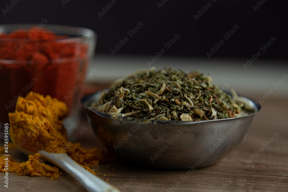 Ground red culinary condiment made from annatto (Bixa orellana) Ground red culinary condiment made from annatto (Bixa orellana)