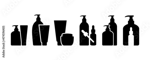 Vector graphic of cosmetic icon collection