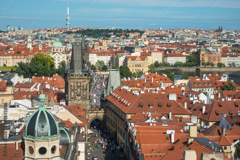 Obraz premium Broad view of Prague - Prague, Czech Republic