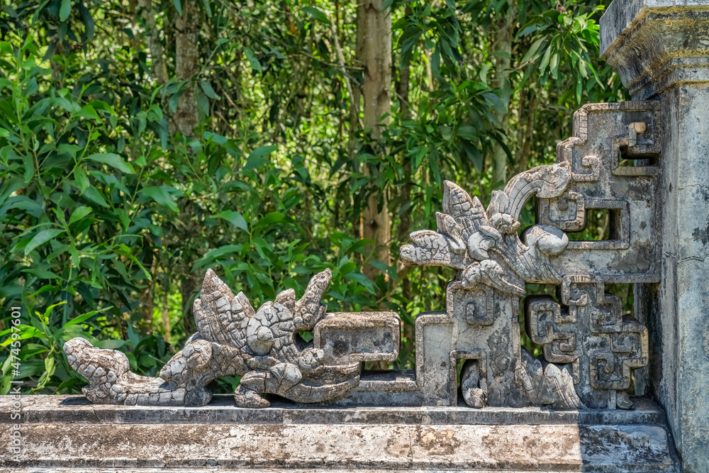 Tu Minh or Thanh Cung tomb, Hue, Vietnam.