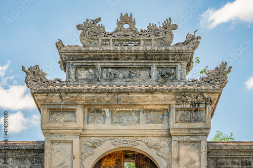 Tu Minh or Thanh Cung tomb, Hue, Vietnam. photo