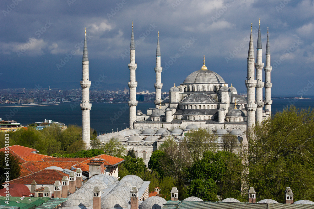 Fototapeta premium Sultanahmet Camii (Blue Mosque), Istanbul, Turkey