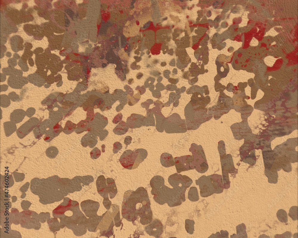 Fototapeta premium Colorful paint splashes. Abstract colorful ink pattern. Texture backdrop for various projects.