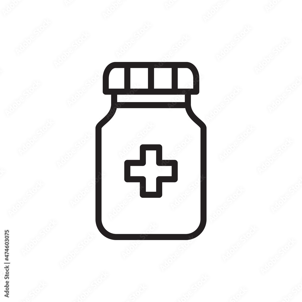 bottle pill icon vector design templates bottle pill icon vector design templates