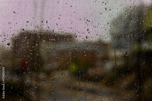 rain drops on window