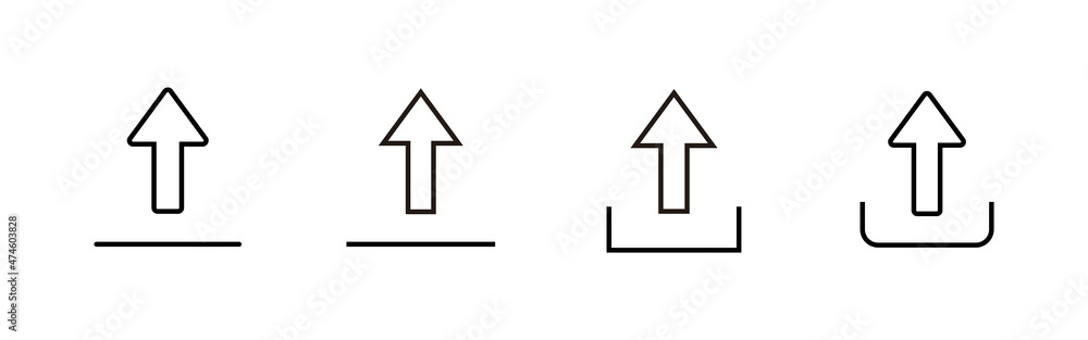 Upload icons set. load data sign and symbol Upload icons set. load data sign and symbol