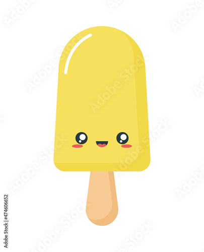 kawaii ice cream in stick