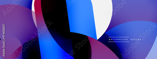 Circle abstract background. Vector illustration for wallpaper banner background card or landing page