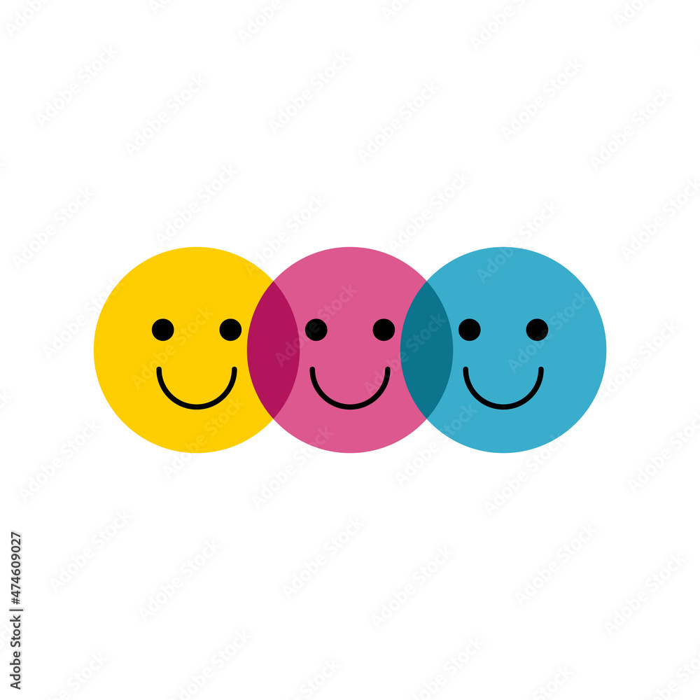 Smiling faces concept. Happy face icon. Rating sign. Friends logo Smiling faces concept. Happy face icon. Rating sign. Friends logo
